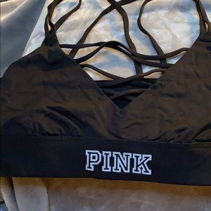 CrisCross front & back szL med support sports bra